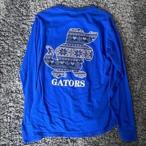 Long sleeve Florida Gators blue and orange